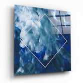 Pouring Clouds Glass Wall Art.